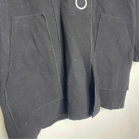 Habitat Black Button Front Cardigan Jacket Size XL - Picture 4 of 5